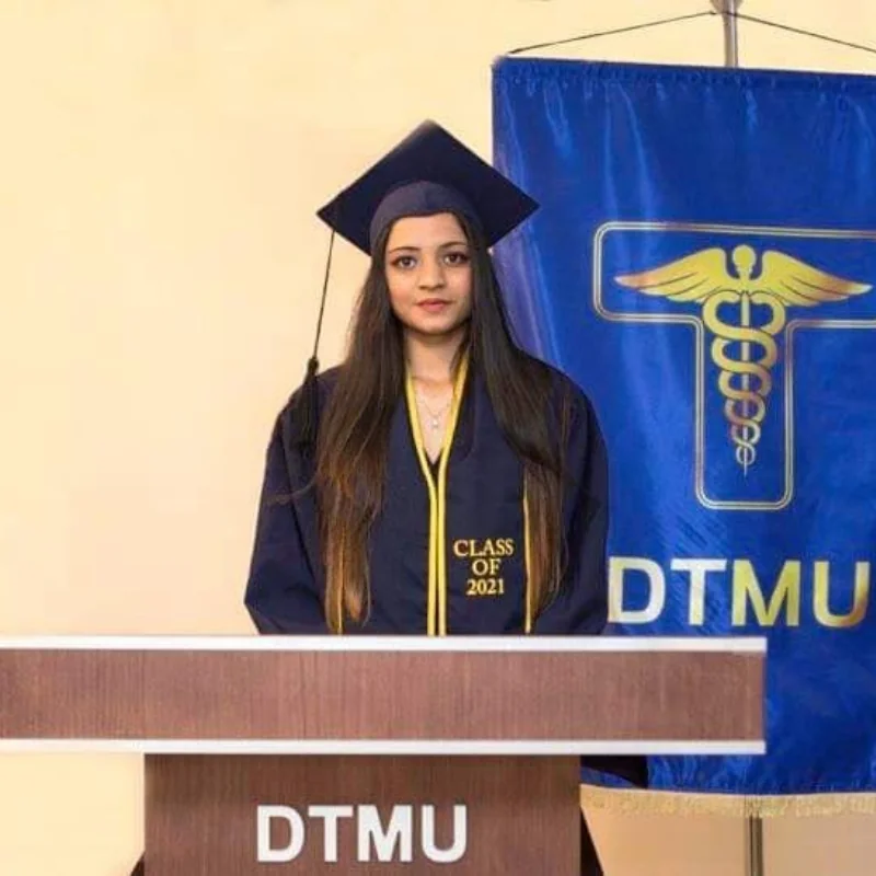 DTMU student Samiksha Bahulekar DTMU student Samiksha Bahulekar